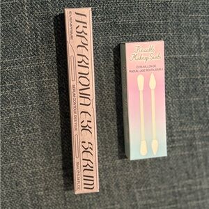 Brand new! Evenprime Hypernova Eye Serum and Reusable makeup swabs!